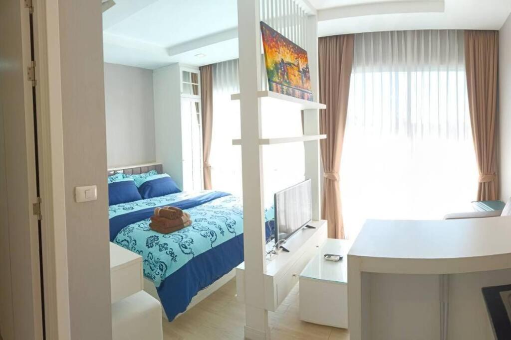 Fluffy Bed And Seaview @Bangsaenアパートメント エクステリア 写真